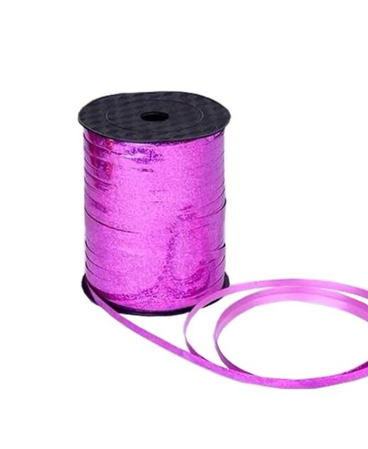 Rafie pentru baloane, Roz, 5mm x 225m, Ropet