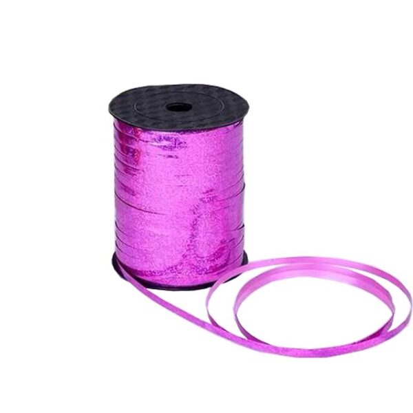 Rafie pentru baloane, Roz, 5mm x 225m, Ropet