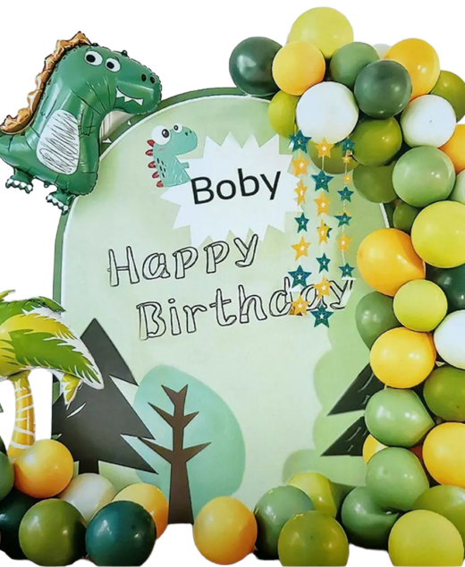Set baloane si decoratiuni petrecere Happy Birthday, 9017, 91 buc, Ropet