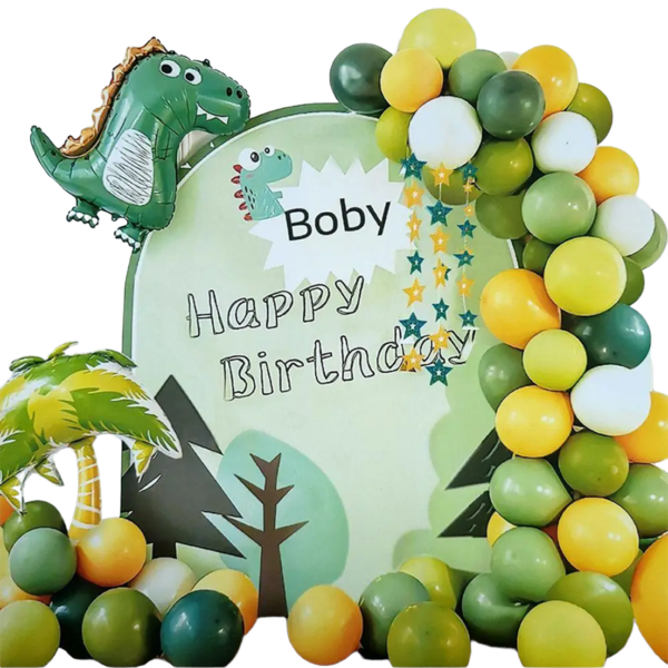 Set baloane si decoratiuni petrecere Happy Birthday, 9017, 91 buc, Ropet