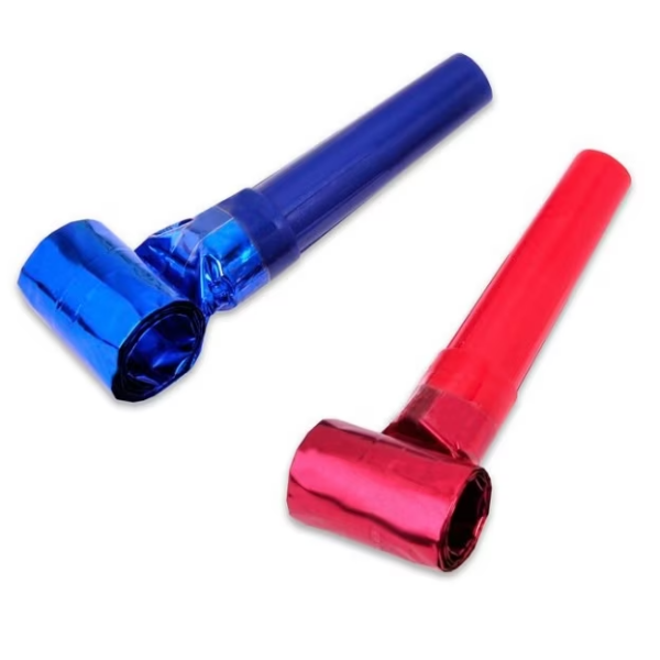 Set 8 fluiere colorate pentru petrecere, 7 cm, aniversare, Ropet - imagine 4