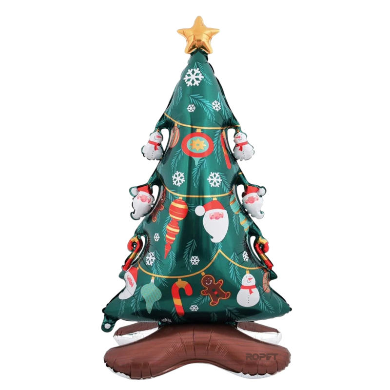 Balon Folie Brad de Craciun, 120cm