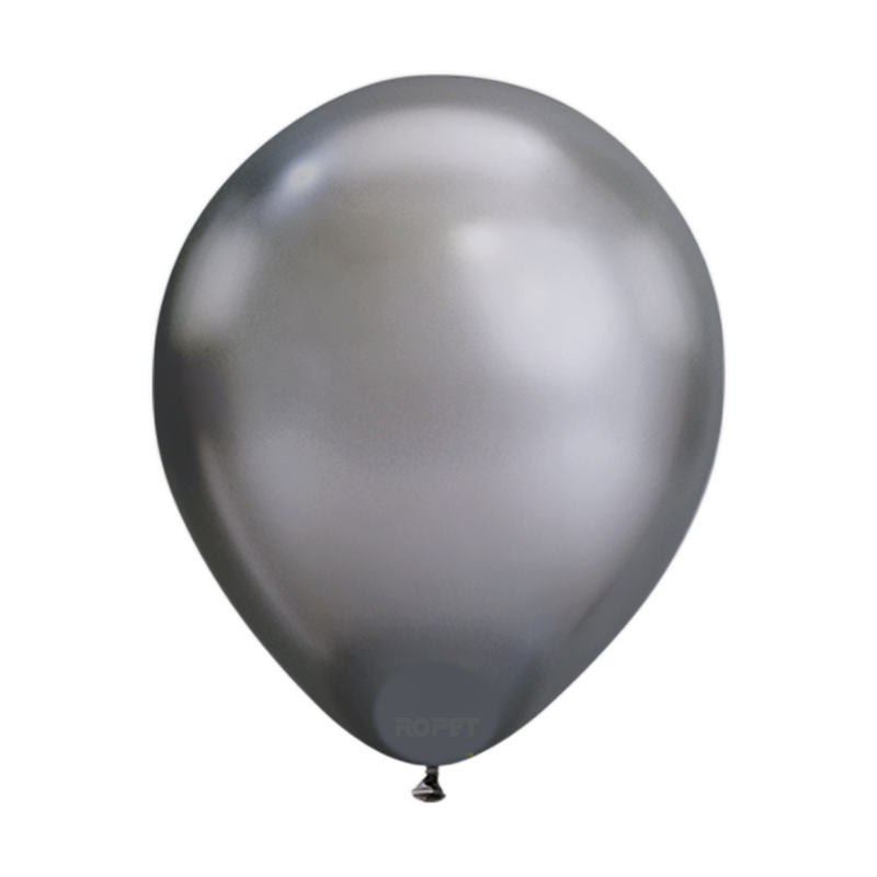Balon latex, Argintiu, 30cm, Ropet