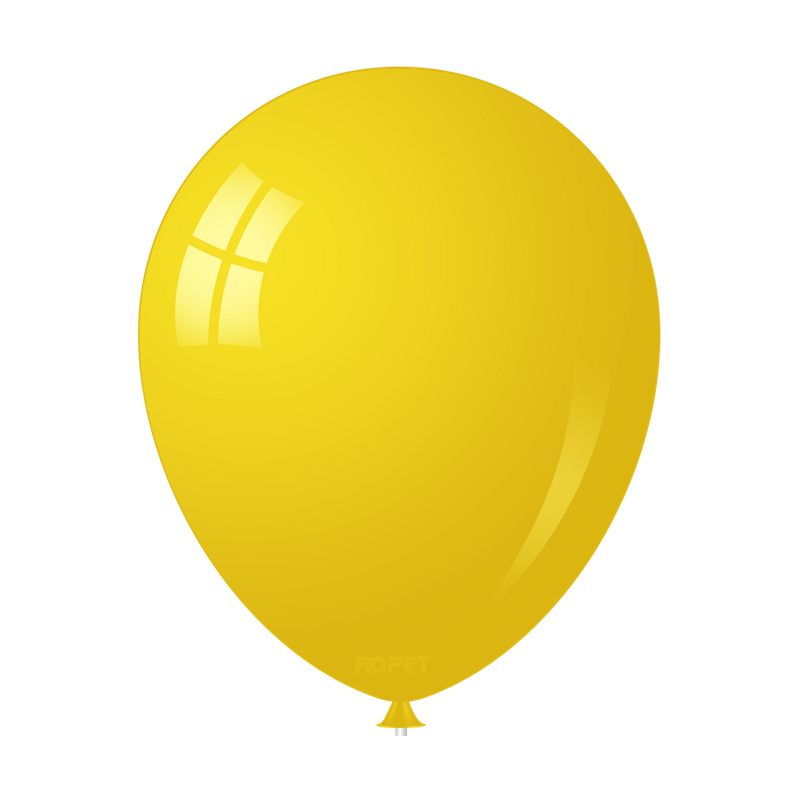 Balon latex, Galben, 30cm, Ropet