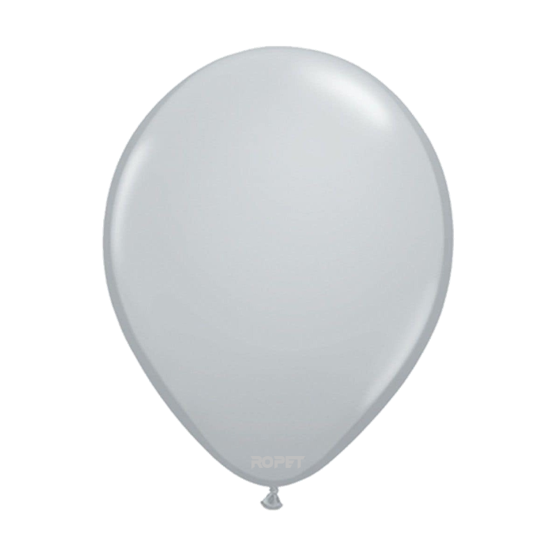 Balon latex, Gri, 30cm, Ropet